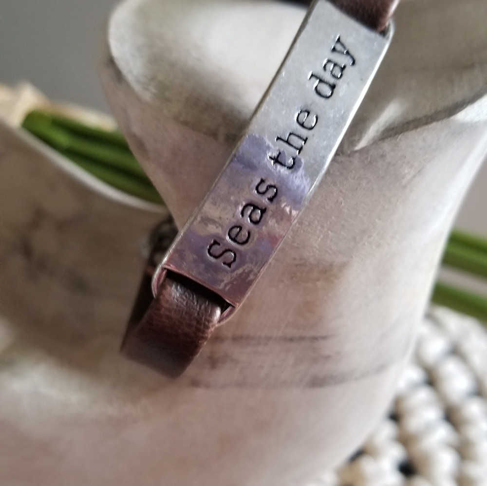 Leather bracelet